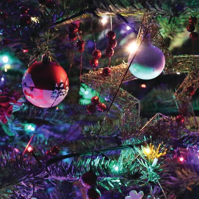 Leroymerlin Catena luminosa 300 lampadine LED multicolore 12.5 m Sconti questo mese
