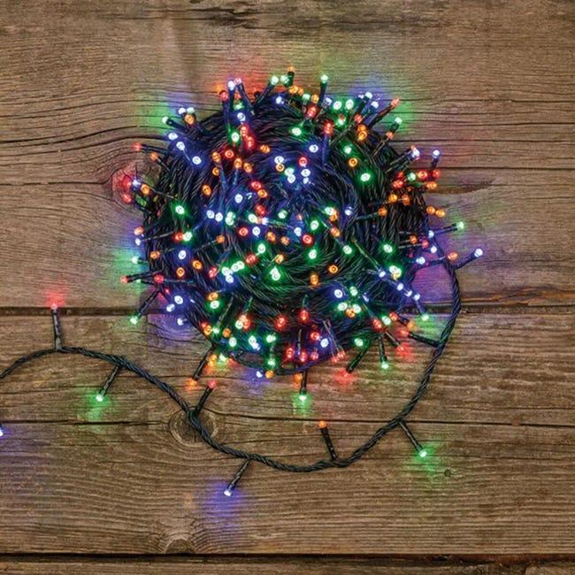 Leroymerlin Catena luminosa 300 lampadine LED multicolore 12.5 m Sconti questo mese