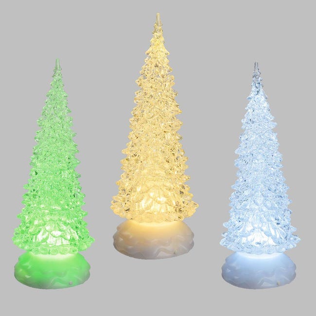 Leroymerlin Albero luminoso ghiaccio multicolore H 27 cm Nuovo