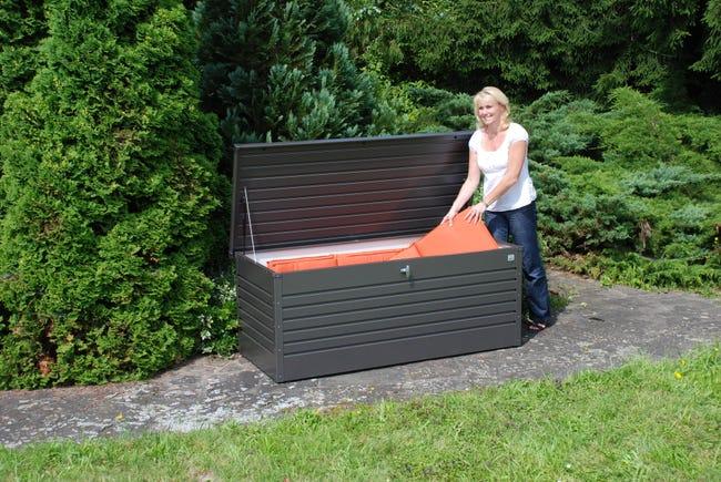 Leroymerlin Baule BIOHORT 130 in acciaio grigio scuro L 134 x H 71 x P 62 cm Spedizione Gratuita