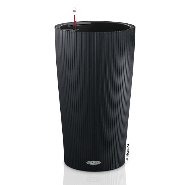 Leroymerlin Vaso per piante e fiori Cilindro Color 32 - Ardesia LECHUZA in polipropilene grigio H 56 cm Ø 32 cm Acquista Ora