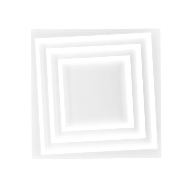Leroymerlin Plafoniera LED design Kundili bianco 5.5x5.6 cm luce con 3 temperature di colore dimmerabile 8800 lumen INSPIRE Prezzo Ridotto