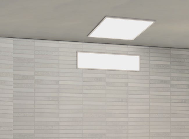 Leroymerlin Pannello LED Anvik bianco 59.5x60 cm INSPIRE Luce bianco naturale 4000 LUMEN Saldi Di Fabbrica