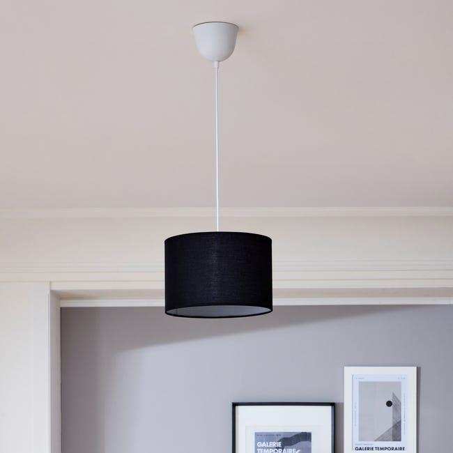 Leroymerlin Lampadario Moderno Sitia nero E27 INSPIRE Negozio