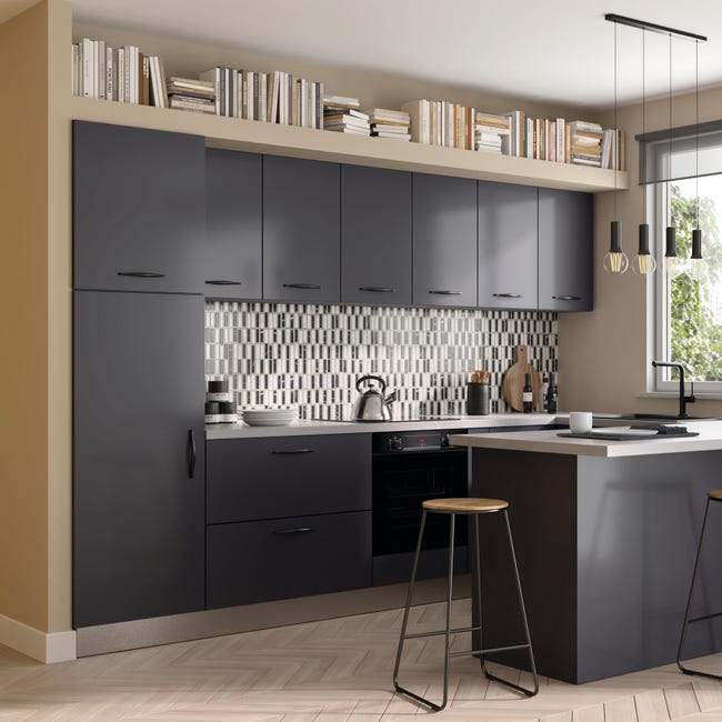 Leroymerlin Lampadario Design Hoki nero 4x E27 INSPIRE In Saldo