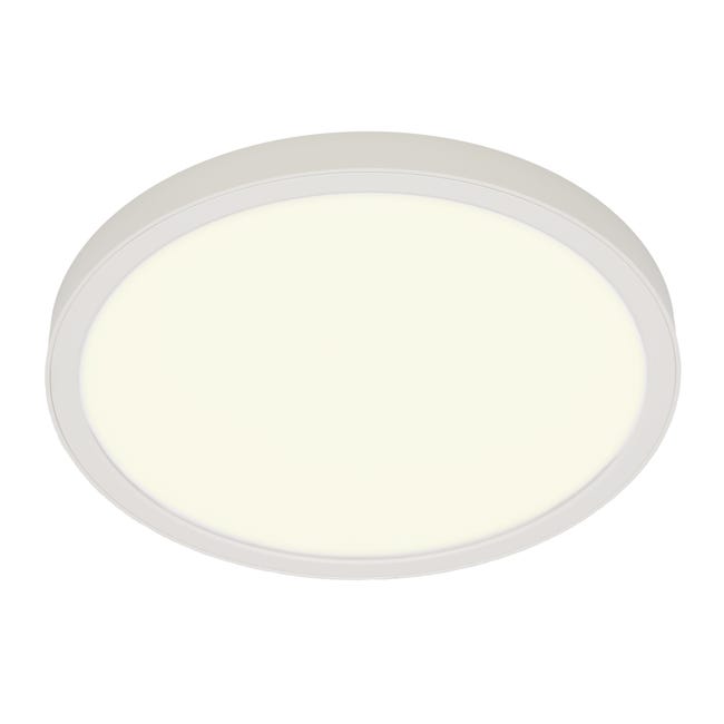 Leroymerlin Plafoniera LED Manoa tondo bianco foro incasso 20.5 cm luce cct regolazione da bianco caldo a bianco freddo Nuova