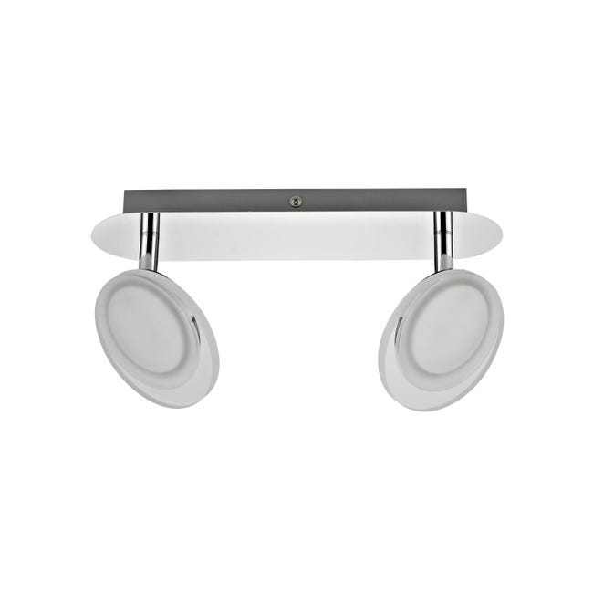 Leroymerlin Faretto decorativo con fonte luminosa LED Loob New cromo 2xINSPIRE Prezzo di fabbrica
