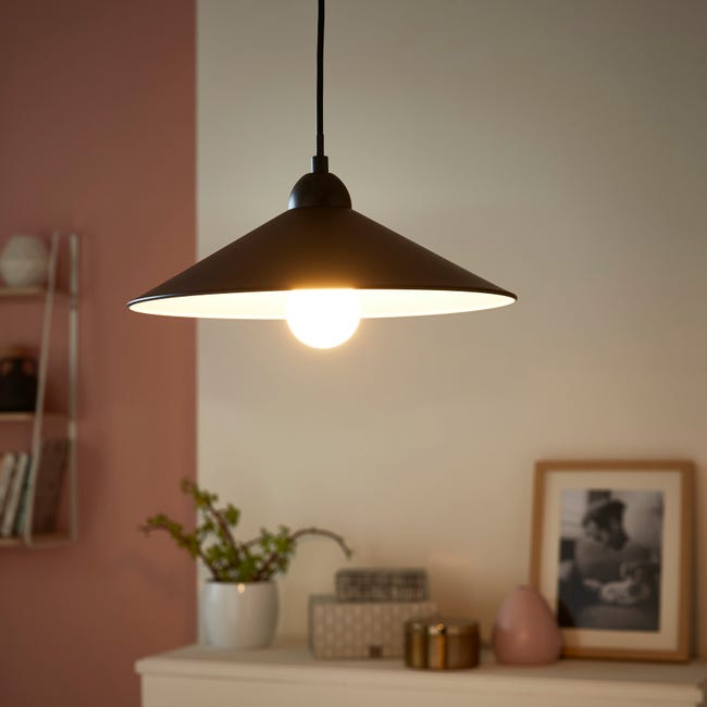 Leroymerlin Lampadario Industriale Braga nero E27 INSPIRE Offerta speciale