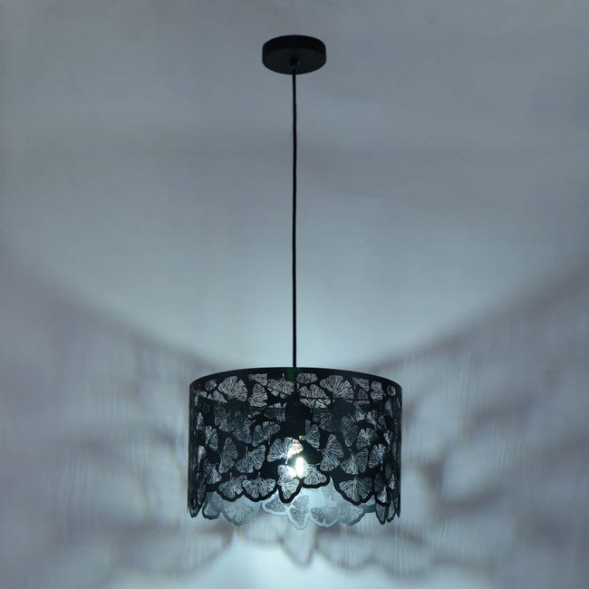 Leroymerlin Lampadario Glamour Marotta nero E27 INSPIRE Comprare a buon mercato