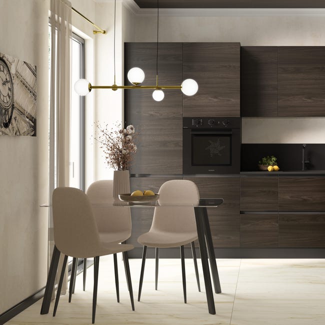 Leroymerlin Lampadario Glamour Callas dorato 5x G9 INSPIRE Shopping online