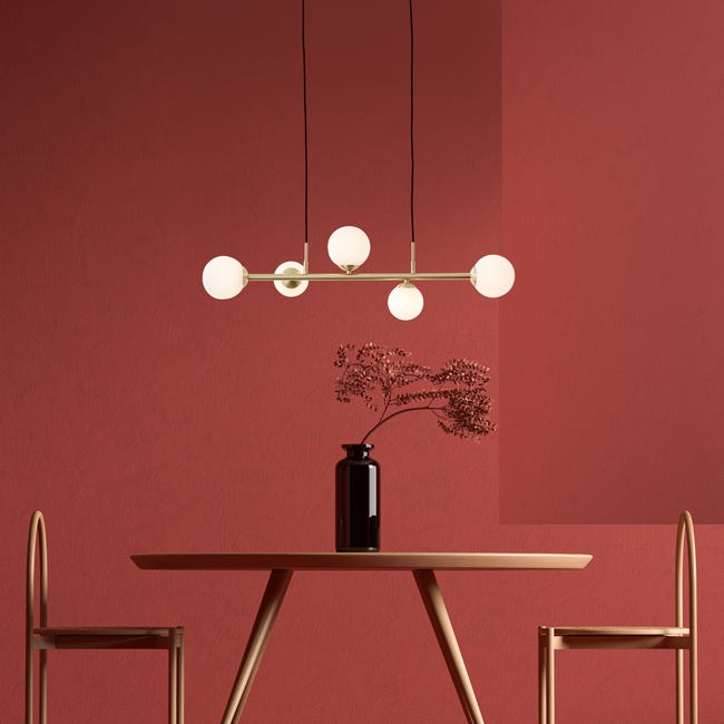 Leroymerlin Lampadario Glamour Callas dorato 5x G9 INSPIRE Shopping online