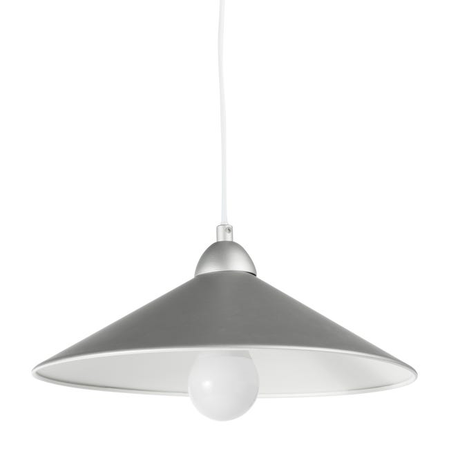 Leroymerlin Lampadario Industriale Braga grigio E27 INSPIRE Offerta esclusiva