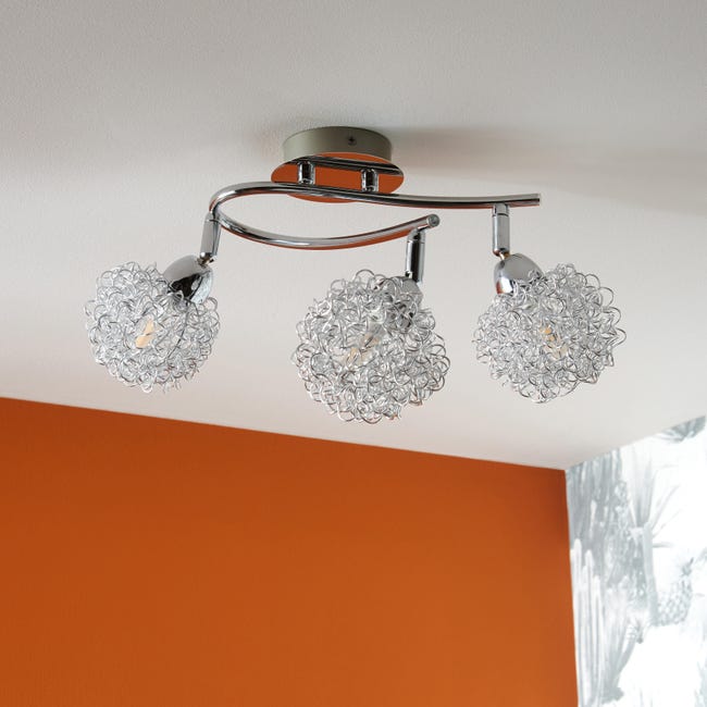 Leroymerlin Base per faretto componibile Roma G9 1xMAX40W cromato lucido INSPIRE Offerta per la Festa della Mamma