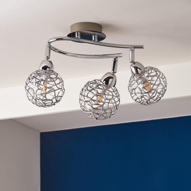 Leroymerlin Base per faretto componibile Roma G9 1xMAX40W cromato lucido INSPIRE Offerta per la Festa della Mamma