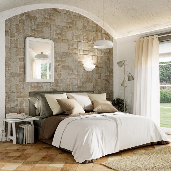 Leroymerlin Lampadario Country charm Milky beige E27 INSPIRE Offerta Anniversario