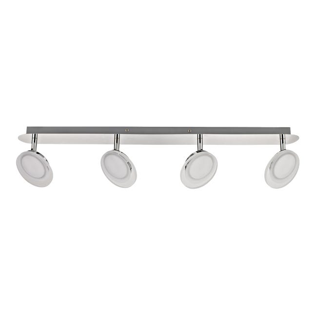Leroymerlin Faretto decorativo con fonte luminosa LED Loob New cromo 4xINSPIRE Offerta migliore