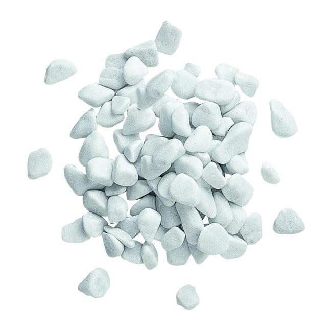 Leroymerlin Ciottolo 7/15 bianco carrara 20 kg