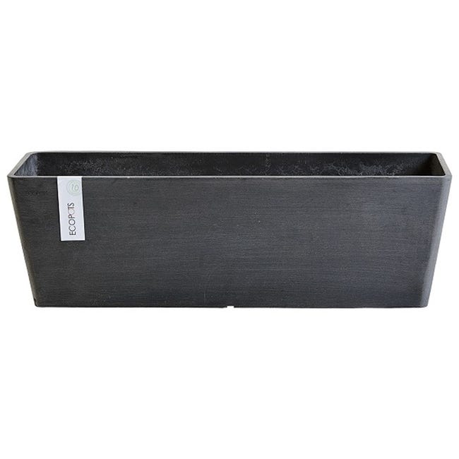 Leroymerlin Fioriera BRUGES ECOPOT'S in resina antracite H 17 cm L 55 x P 17 cm Rilascio limitato