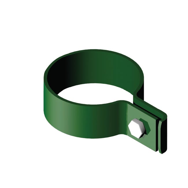Leroymerlin Collare di fissaggio in ACCIAIO FERRO BULLONI Medium tondo Ø 52 mm H 2.5 cm x verde ACQUISTA ORA