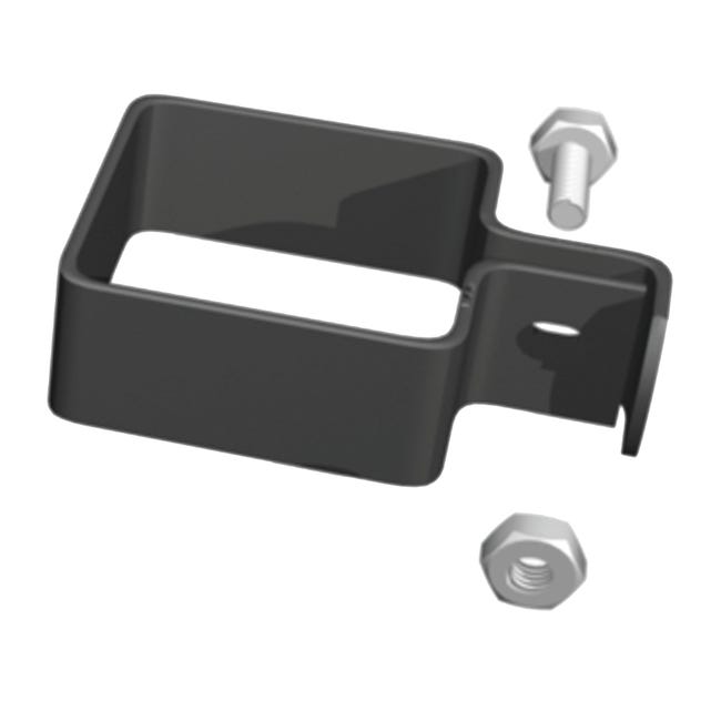 Leroymerlin Collare di fissaggio in ACCIAIO FERRO BULLONI Medium quadrato H 3.5 cm x L 5 cm x L 5 cm antracite Ultimo giorno