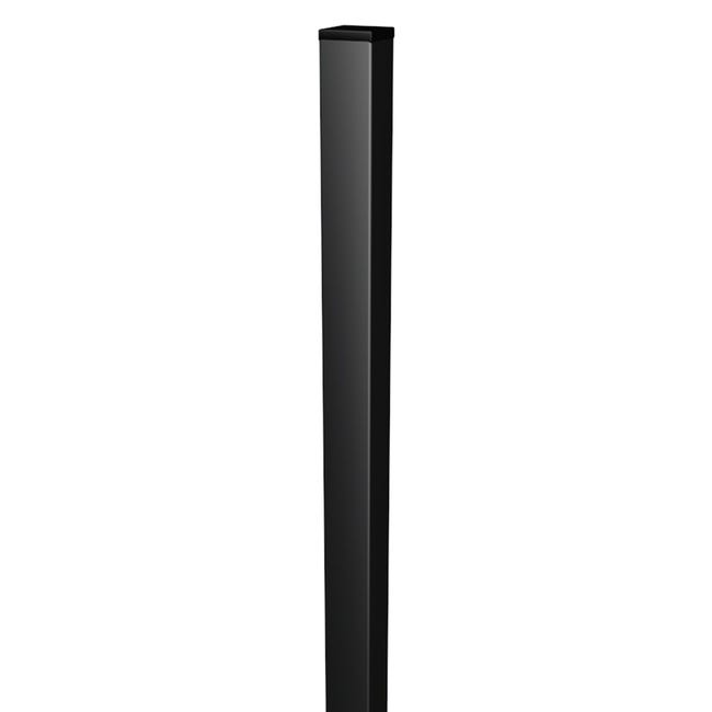 Leroymerlin Palo in ACCIAIO FERRO BULLONI Medium quadrato H 130 cm x L 5 cm x L 5 cm antracite