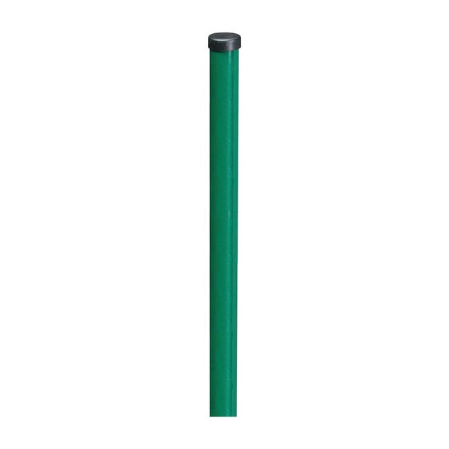 Leroymerlin Palo in ACCIAIO FERRO BULLONI Medium tondo Ø 48 mm H 200 cm x verde
