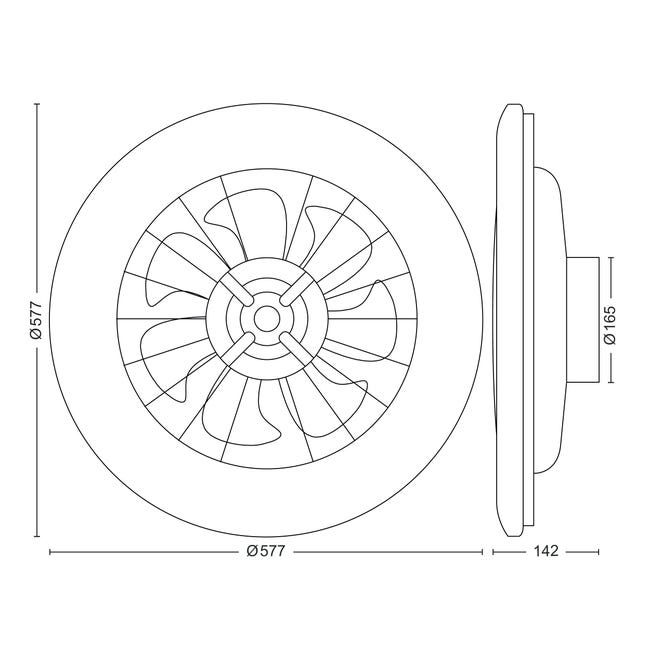 Leroymerlin Ventilatore da soffitto Amigo Led Cielo stellato DC 6500LM bianco Ø 57.7 cm PHILIPS IP20 Spedizione Gratuita