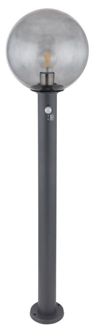 Leroymerlin Lampione da giardino con sensore di movimento Ossy H 100 cm grigio IP44 GLOBO Acquista Ora