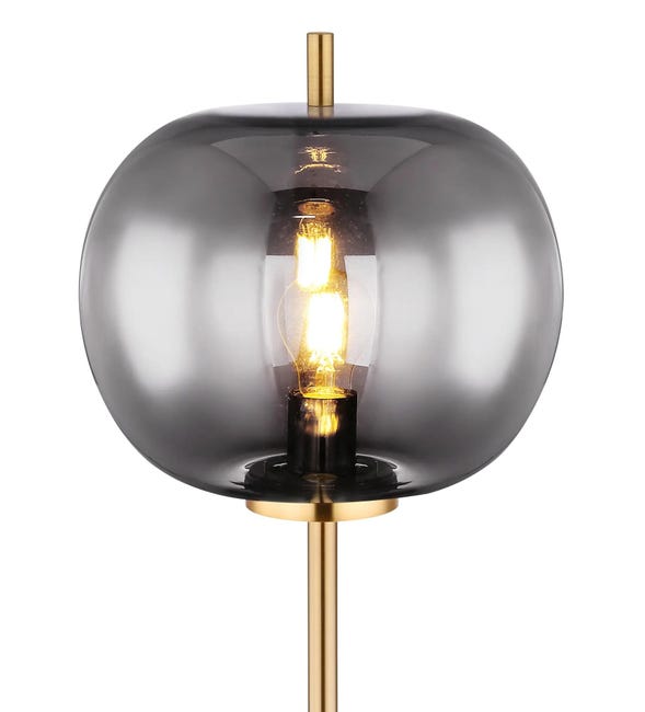 Leroymerlin Lampada da terra Blacky I H 180 cm E27 GLOBO Consegna Veloce