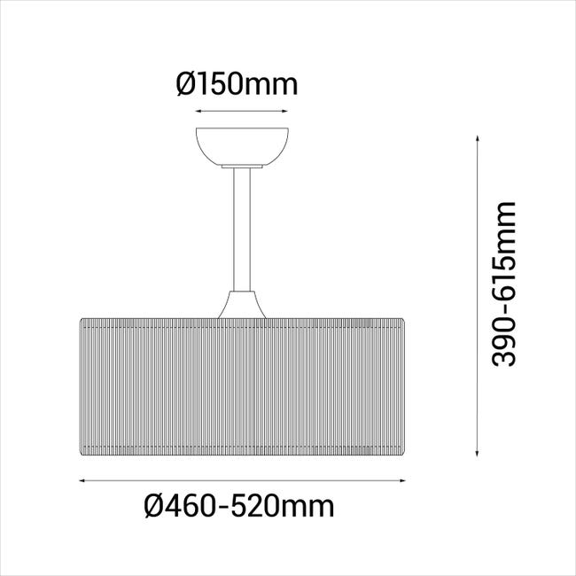 Leroymerlin Ventilatore da soffitto Lur rosso Ø 52 cm CCT dimmerabile SULION IP44 Economico