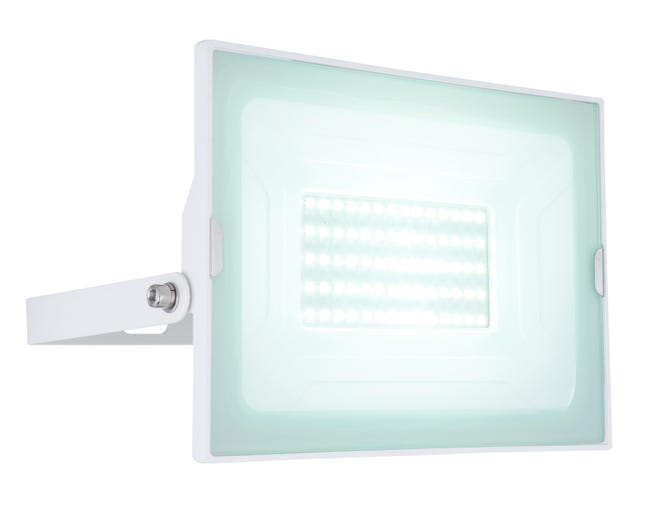 Leroymerlin Faro da esterno con sensore di movimento Helga in alluminio bianco LED 45W Outlet