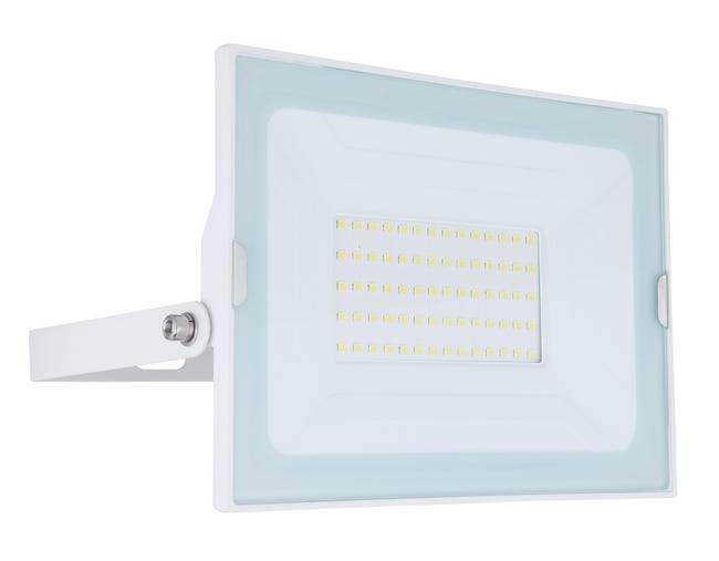 Leroymerlin Faro da esterno con sensore di movimento Helga in alluminio bianco LED 45W Outlet