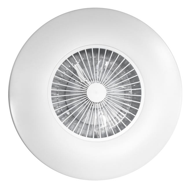 Leroymerlin Ventilatore da soffitto Daiquiri XL bianco Ø 80 cm dimmerabile SULION IP20 Saldi
