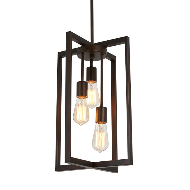Leroymerlin Lampadario LED industriale Yale bronzo 350 lumen ARTIKA Offerte