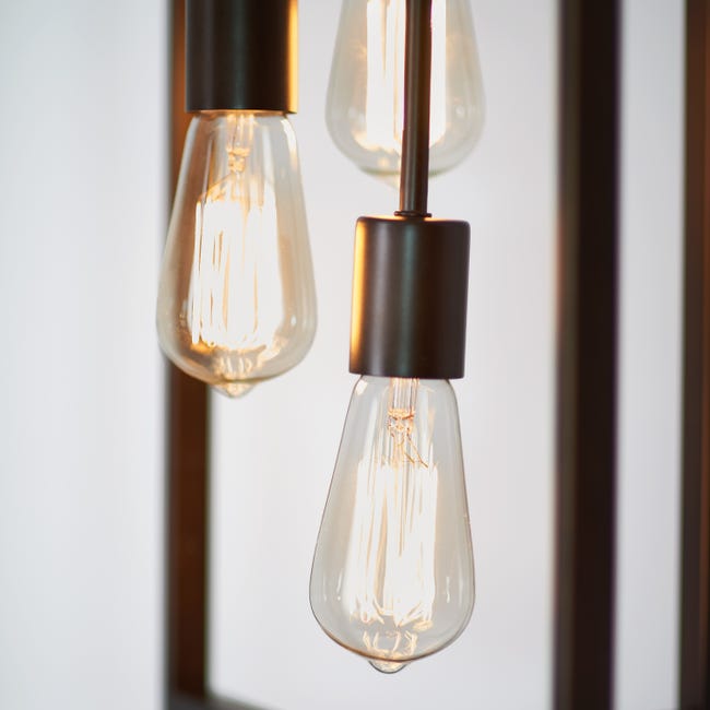 Leroymerlin Lampadario LED industriale Yale bronzo 350 lumen ARTIKA Offerte