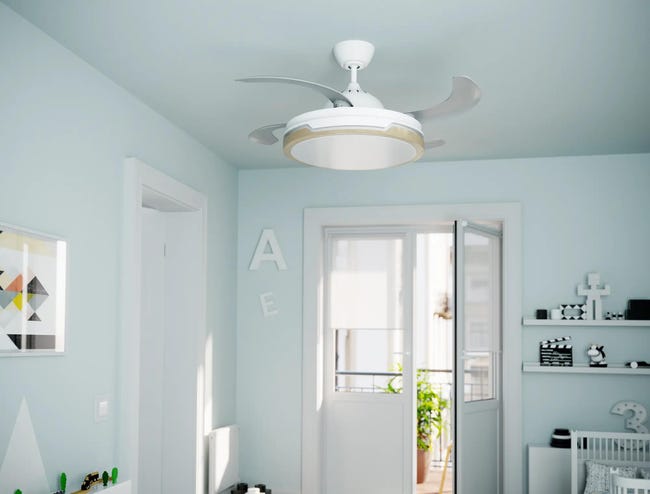 Leroymerlin Ventilatore da soffitto Yang bianco Ø 107 cm CCT SULION IP20 Hotsell