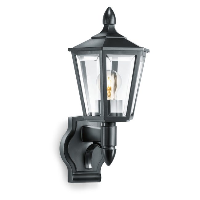 Leroymerlin Applique moderno da esterno Lant nero con sensore di movimento STEINEL IP44