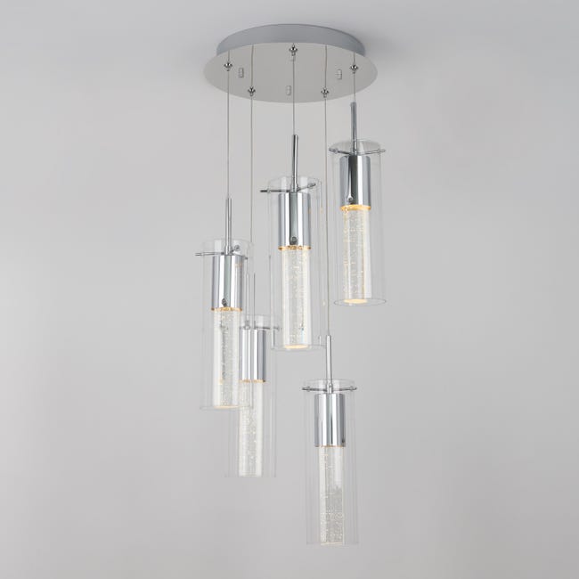 Leroymerlin Lampadario Moderno Spiral 5x GU10 ARTIKA In Saldo