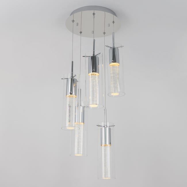 Leroymerlin Lampadario Moderno Spiral 5x GU10 ARTIKA In Saldo