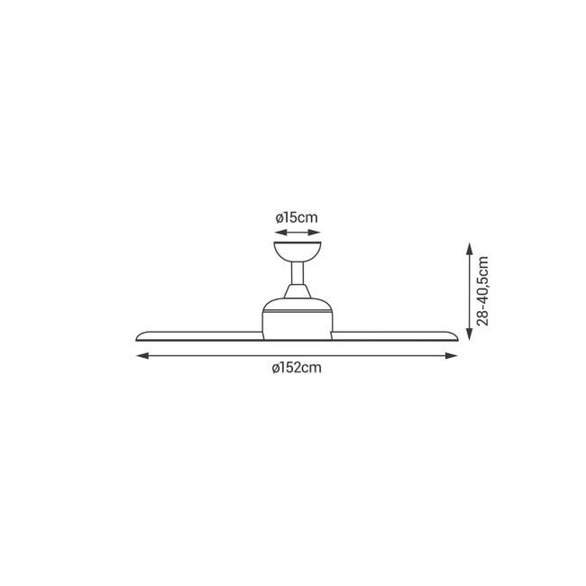 Leroymerlin Ventilatore da soffitto Chula D. 152 cm SULION Comprare a buon mercato