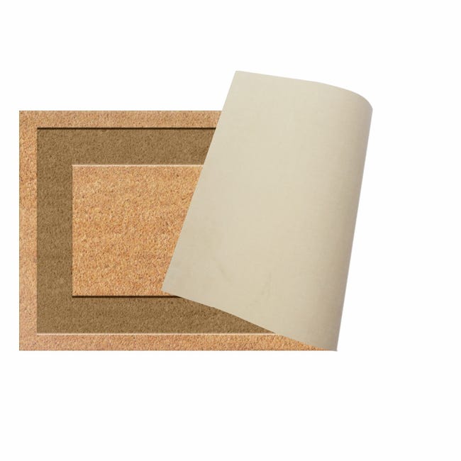 Leroymerlin Zerbino Raja in cocco beige e tortora rettangolare L 70 x L 40 cm Offerta migliore