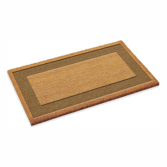 Leroymerlin Zerbino Raja in cocco beige e tortora rettangolare L 70 x L 40 cm Offerta migliore