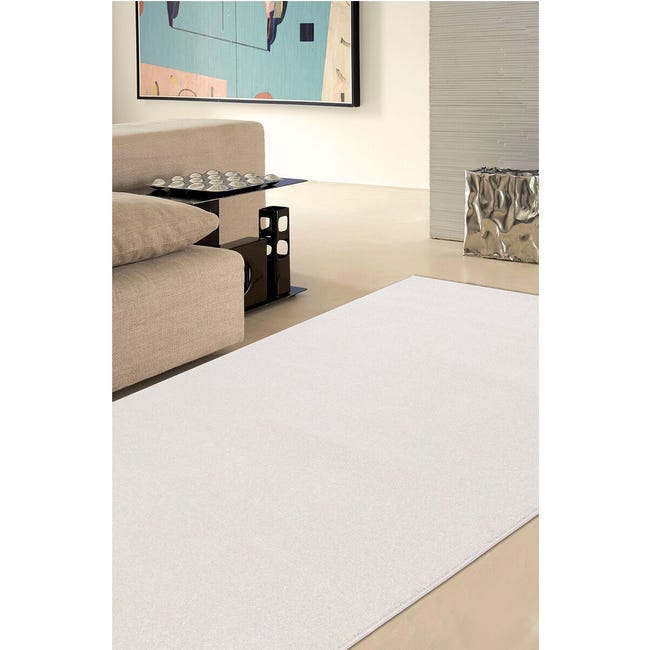 Leroymerlin Tappeto Soave plain natale bianco L 120 x L 60 cm Nuovi prodotti