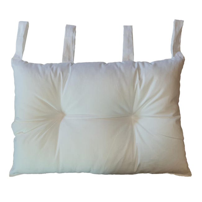 Leroymerlin Cuscino testata letto Panama bianco 45 x 70 cm Bestseller