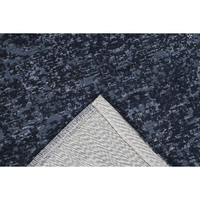 Leroymerlin Tappeto Argentella orientale in cotone blu L 200 x L 140 cm Liquidazione