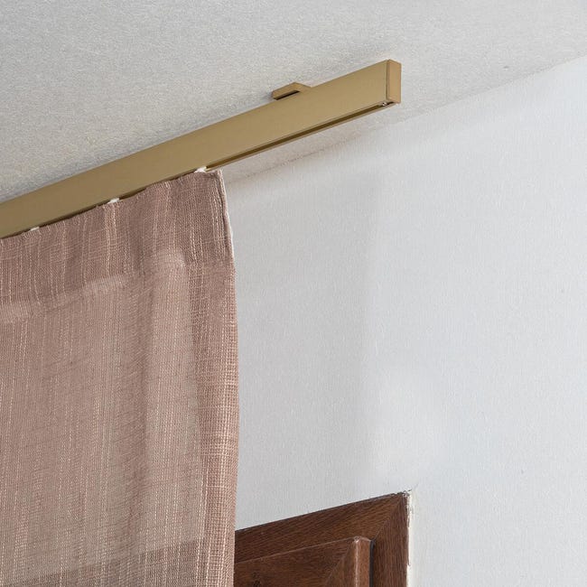 Leroymerlin Kit per binario tenda per onda semplice futura senza corda oro in alluminio 200 cm Enormi risparmi