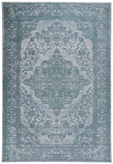 Leroymerlin Tappeto New Argentella orientale in cotone blu L 150 x L 80 cm Offerta speciale della fabbrica