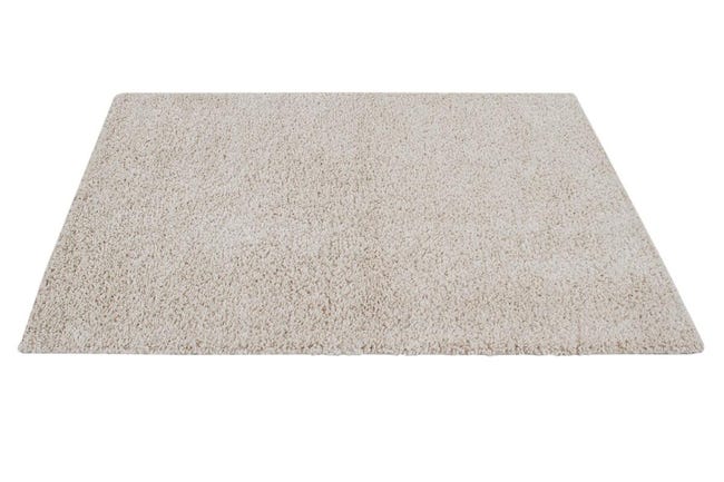 Leroymerlin Tappeto Shaggy Boston Ivory beige L 110 x L 60 cm Sostegno trimestrale
