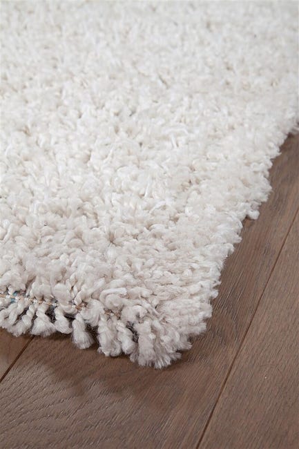 Leroymerlin Tappeto Shaggy Boston Ivory beige L 110 x L 60 cm Sostegno trimestrale