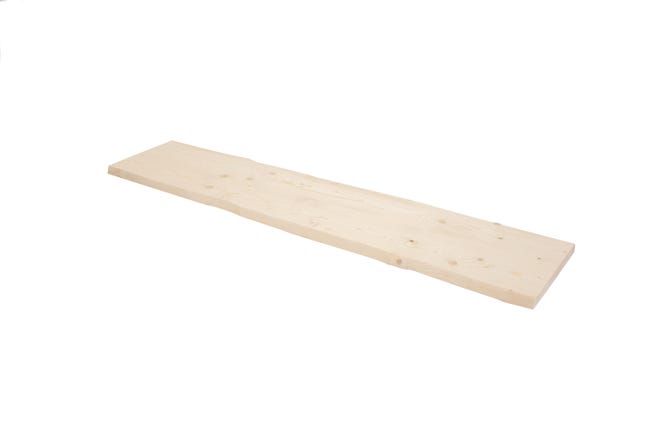 Leroymerlin Tavola massello in legno di abete 1° scelta L 48 x 200 cm x Sp 40 mm Limitato a 3 giorni